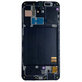 Samsung Galaxy A40 A405F - LCD Display + Touchscreen Front Glas + Rahmen (Black) - GH82-19672A, GH82-19674A Genuine Service Pack