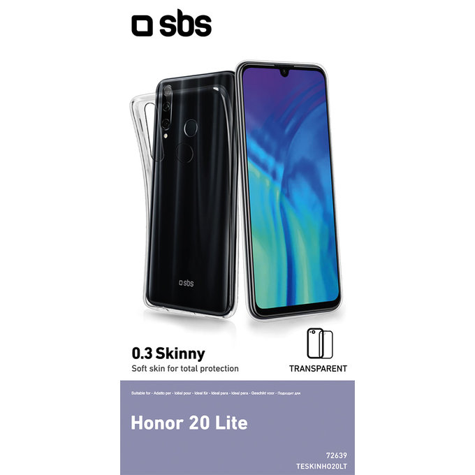 SBS - Fall Skinny für Honor 20 Lite, transparent