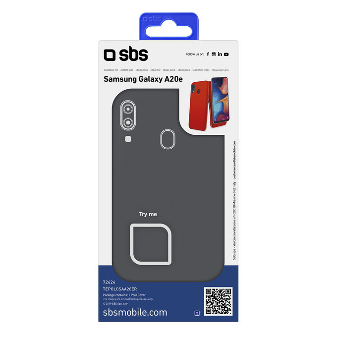 SBS - Fall Polo für Samsung Galaxy A20e, rot