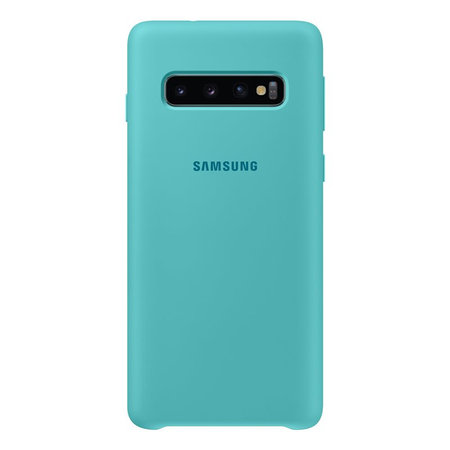 Samsung - Silikon Case Cover für Samsung Galaxy S10, grün