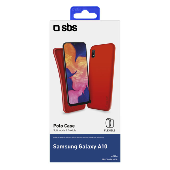 SBS - Fall Polo für Samsung Galaxy A10, rot