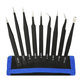 ESD Antistatik-Edelstahl-Pinzetten-Set 9in1