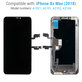 Apple iPhone XS Max - LCD Display + Touchscreen Front Glas + Rahmen Hard OLED FixPremium