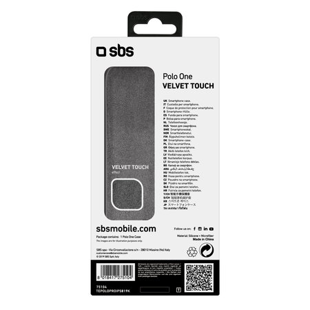 SBS - Fall Polo One für iPhone 11 Pro, schwarz