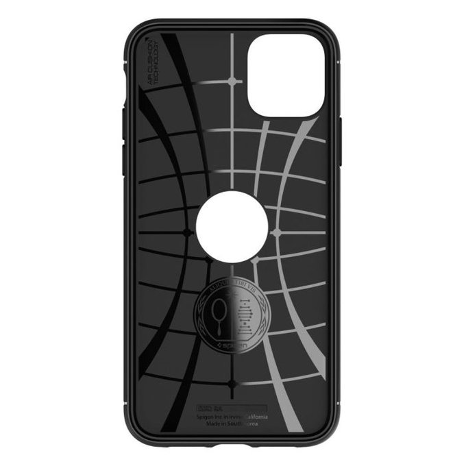 Spigen - Hülle Rugged Armor für iPhone 11, schwarz