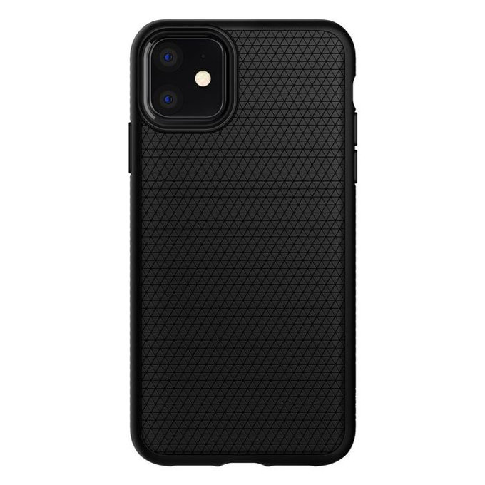 Spigen - Hülle Liquid Air für iPhone 11, schwarz