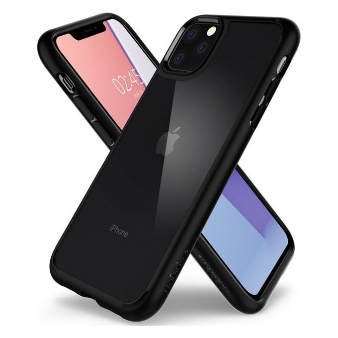 Spigen - Hülle Ultra Hybrid für iPhone 11 Pro, schwarz