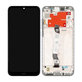 Xiaomi Redmi Note 8T - LCD Display + Touchscreen Front Glas + Rahmen (Moonlight White) - 5600020C3X00 Genuine Service Pack