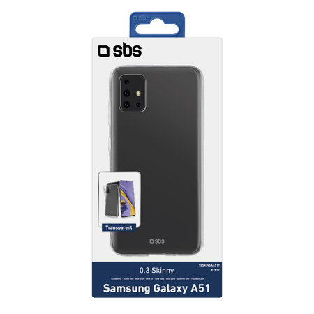 SBS - Fall Skinny für Samsung Galaxy A51, transparent