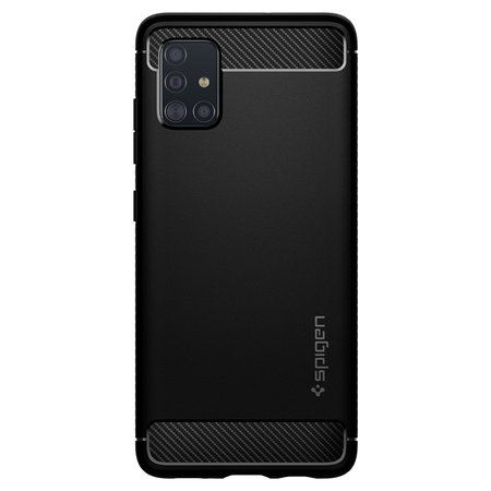 Spigen - Fall Rugged Armor für Samsung Galaxy A51, schwarz