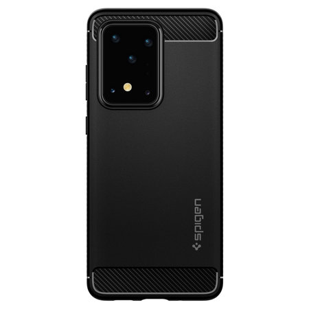Spigen - Fall Rugged Armor für Samsung Galaxy S20 Ultra, schwarz