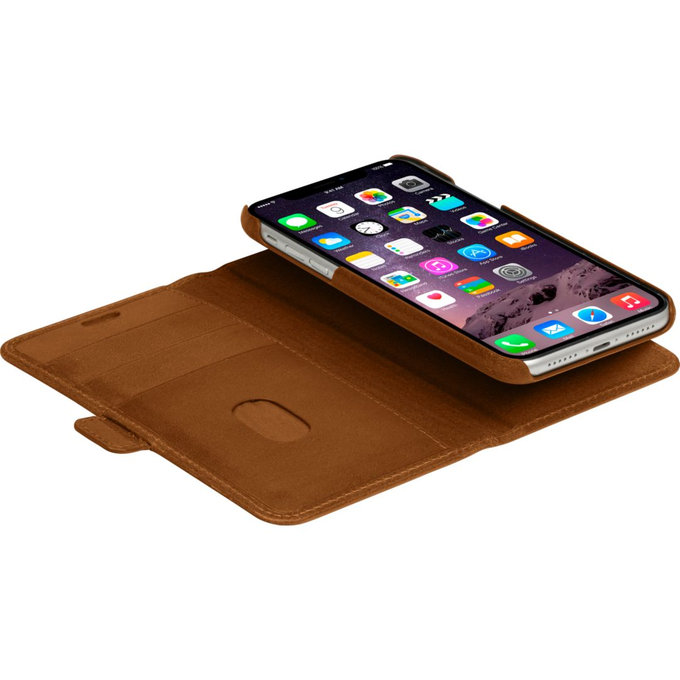 dbramante1928 - Ledertasche Lynge für iPhone XR, hellbraun