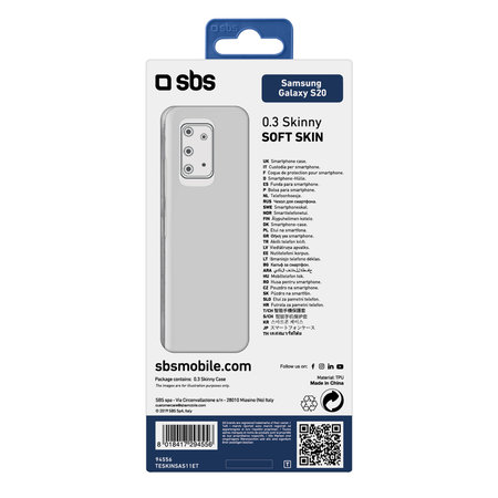 SBS - Fall Skinny für Samsung Galaxy S20, transparent
