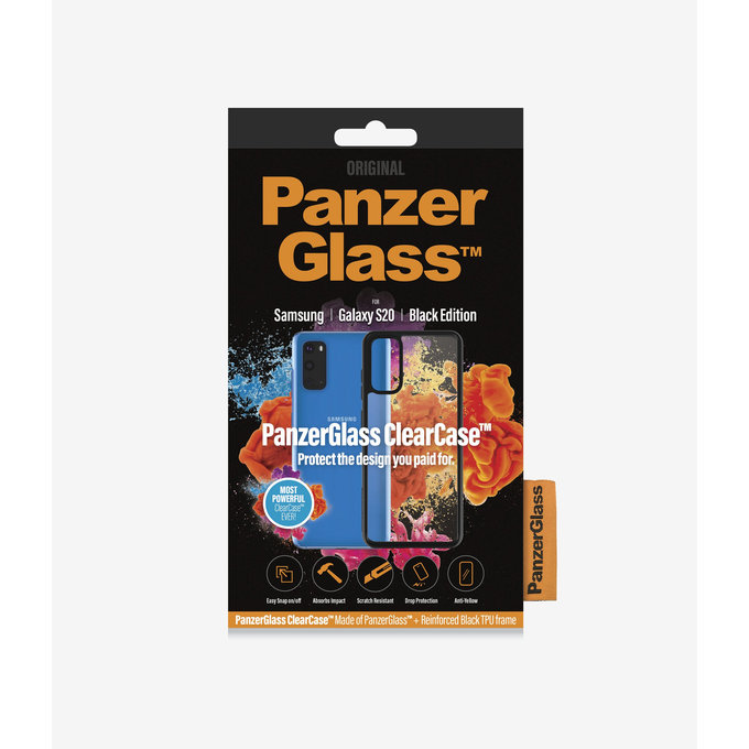 PanzerGlass - Fall ClearCase für Samsung Galaxy S20, black