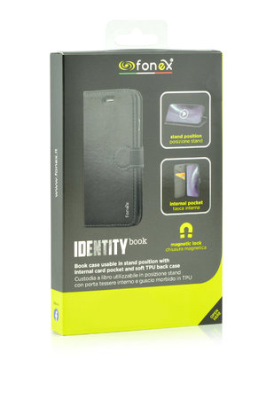 Fonex - Fall Book Identity für Samsung Galaxy A51, schwarz