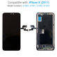 Apple iPhone X - LCD Display + Touchscreen Front Glas + Rahmen Hard OLED FixPremium