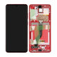 Samsung Galaxy S20 Plus G985F - LCD Display + Touchscreen Front Glas + Rahmen (Aura Red) - GH82-22134G, GH82-22145G Genuine Service Pack