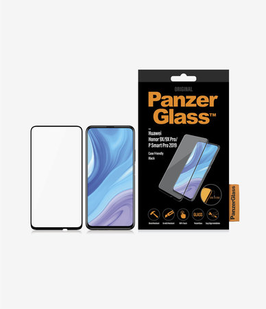 PanzerGlass - Gehärtetes Glas Case Friendly für Honor 9X Lite, black