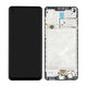 Samsung Galaxy A21s A217F - LCD Display + Touchscreen Front Glas + Rahmen (Black) - GH82-22988A, GH82-23137A , GH82-24641A, GH82-24642A, GH82-23089A Genuine Service Pack