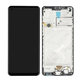 Samsung Galaxy A21s A217F - LCD Display + Touchscreen Front Glas + Rahmen (Black) - GH82-22988A, GH82-23137A , GH82-24641A, GH82-24642A, GH82-23089A Genuine Service Pack