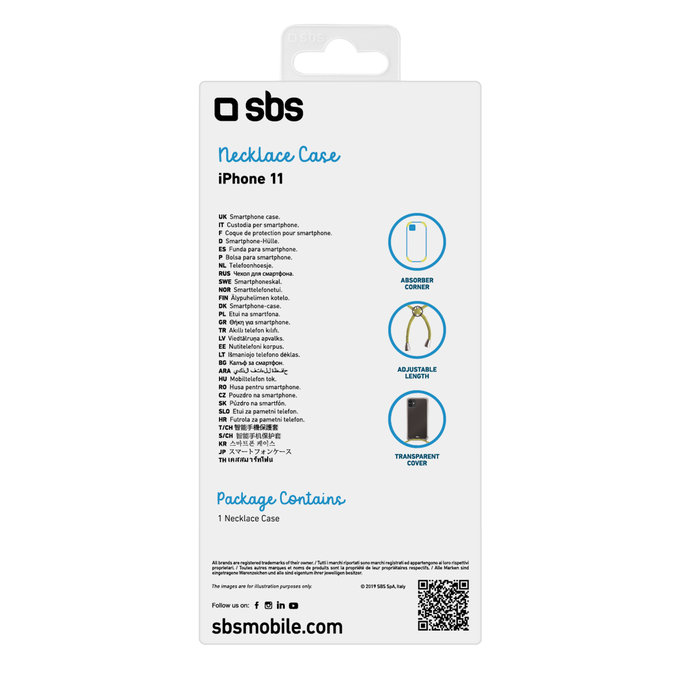 SBS - Fall School für iPhone 11, gelb