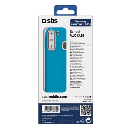 SBS - Fall School für Samsung Galaxy A21, blau