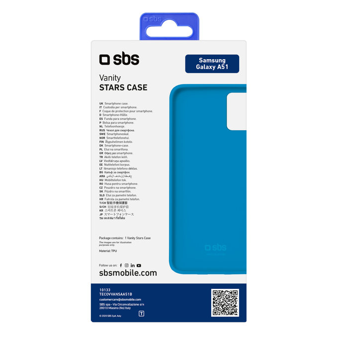 SBS - Fall Vanity für Samsung Galaxy A51, blau