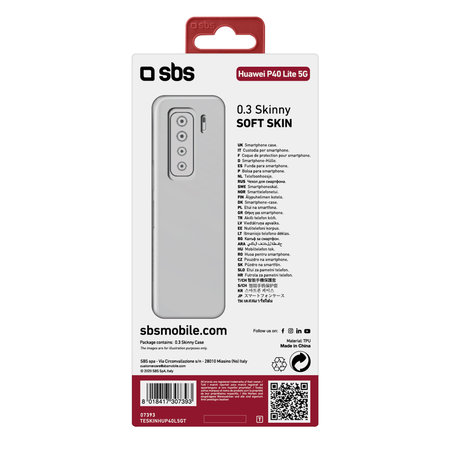 SBS - Fall Skinny für Huawei P40 Lite 5G, transparent