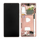 Samsung Galaxy Note 20 N980B - LCD Display + Touchscreen Front Glas + Rahmen (Mystic Bronze) - GH82-23495B, GH82-23733B Genuine Service Pack