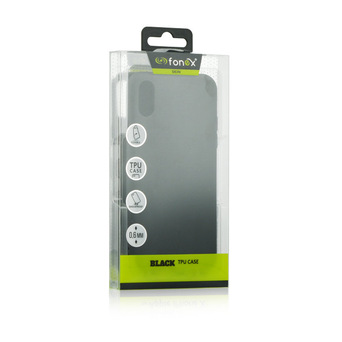 Fonex - Hülle TPU für Samsung Galaxy A10, schwarz