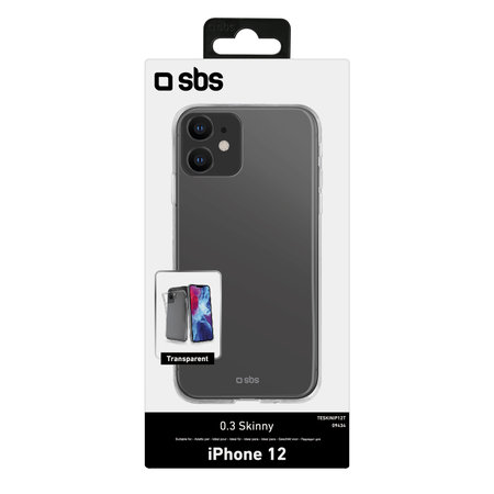 SBS - Fall Skinny für iPhone 12 mini, transparent