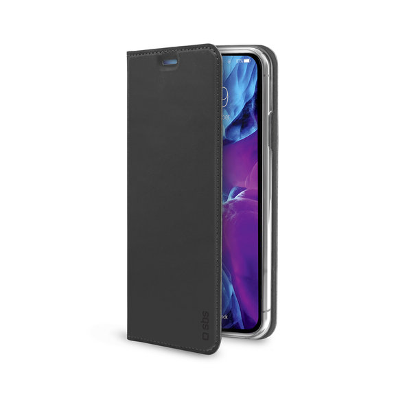 SBS - Fall Book Wallet Lite für iPhone 12 mini, schwarz