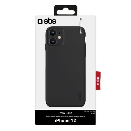 SBS - Fall Polo One für iPhone 12 mini, schwarz