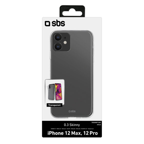 SBS - Fall Skinny für iPhone 12 und 12 Pro, transparent
