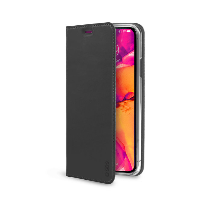 SBS - Fall Book Wallet Lite für iPhone 12 und 12 Pro, schwarz