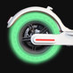 Xiaomi Mi Electric Scooter 1S, 2 M365, Essential, Pro, Pro 2 - Dauerhaft Schlauchloser Vollgummireifen (Green Fluorescent)