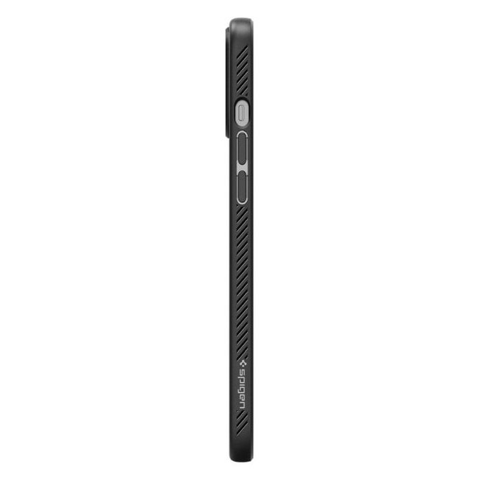 Spigen - Hülle Liquid Air für iPhone 12 Pro Max, schwarz