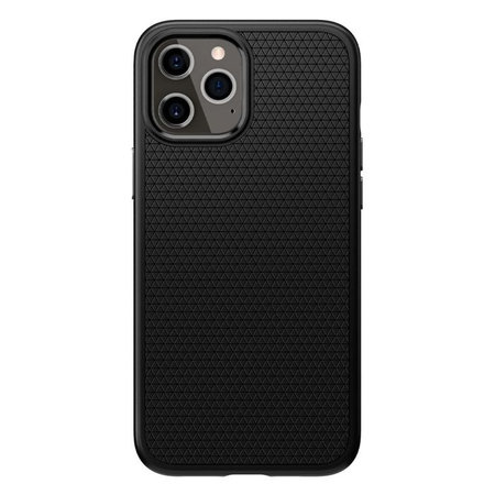 Spigen - Hülle Liquid Air für iPhone 12 a 12 Pro, schwarz