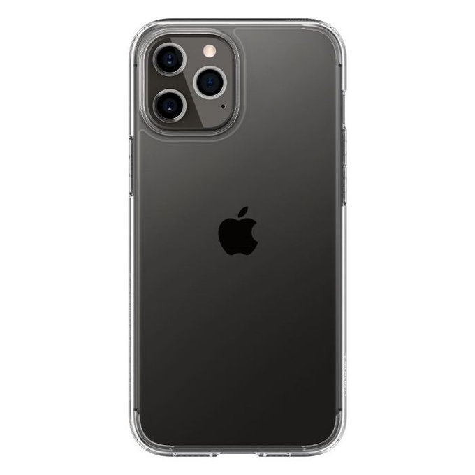 Spigen - Hülle Ultra Hybrid für iPhone 12 a 12 Pro, transparent