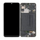 Samsung Galaxy A30s A307F - LCD Display + Touchscreen Front Glas + Rahmen (Prism Crush Black) OLED