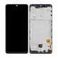 Samsung Galaxy A41 A415F - LCD Display + Touchscreen Front Glas + Rahmen (Prism Crush Black) OLED
