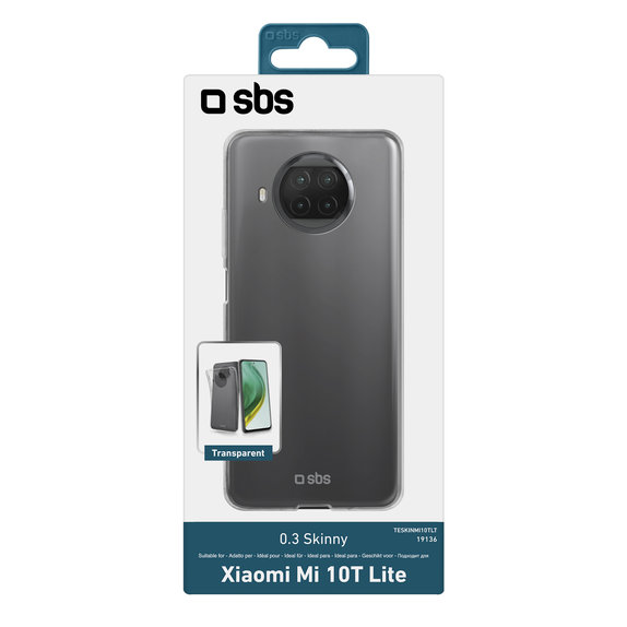 SBS - Hülle Skinny für Xiaomi Mi 10T Lite 5G, transparent