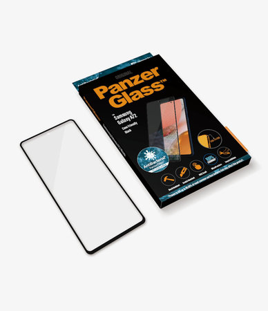 PanzerGlass - Gehärtetes Glas Case Friendly AB für Samsung Galaxy A72, schwarz