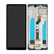 Sony Xperia L4 - LCD Display + Touchscreen Front Glas + Rahmen (Black) - A5019463A Genuine Service Pack
