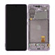 Samsung Galaxy S20 FE 5G G781B - LCD Display + Touchscreen Front Glas + Rahmen (Cloud Lavender) - GH82-24214C, GH82-24215C, GH82-29056C Genuine Service Pack
