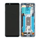 Sony Xperia 5 II - LCD Display + Touchscreen Front Glas + Rahmen (Grey) - A5024933A Genuine Service Pack