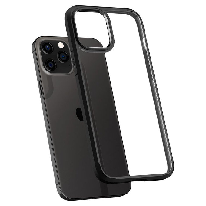 Spigen - Fall Ultra Hybrid für iPhone 12 Pro Max, schwarz