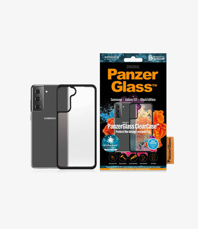 PanzerGlass - Hülle ClearCase AB für Samsung Galaxy S21, schwarz