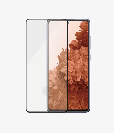 PanzerGlass - Gehärtetes Glas Case Friendly AB für Samsung Galaxy S21+, Fingerprint komp., schwarz
