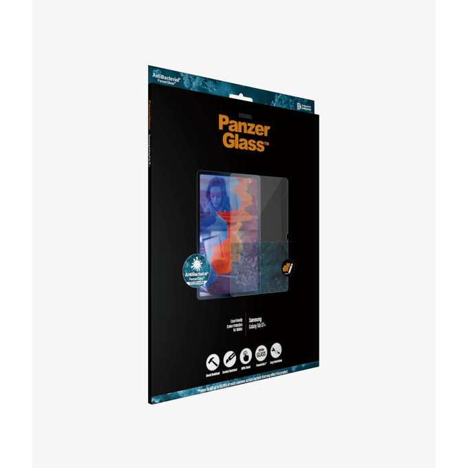 PanzerGlass - Tempered Glass Case Friendly SMAPP für Samsung Galaxy Tab S7+, Klar